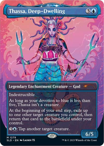 Thassa Deep Dwelling Secret Lair Drop Series Magic card