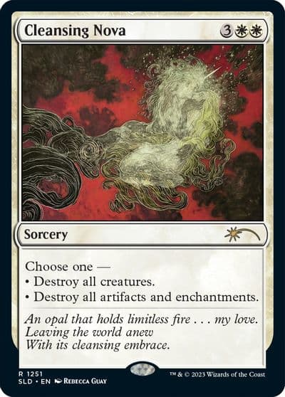 Cleansing Nova Secret Lair Drop Series Magic card