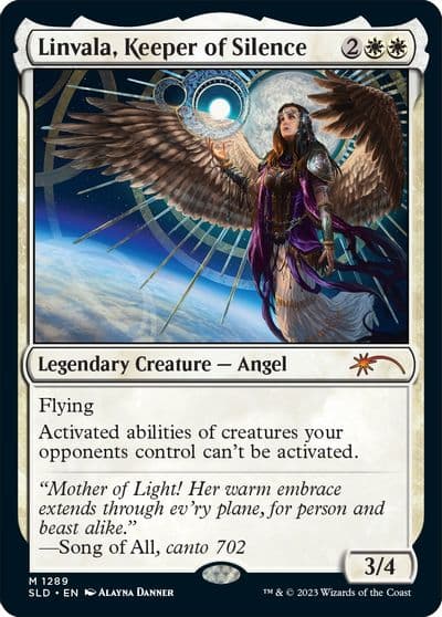 Linvala Keeper of Silence Secret Lair Drop Series Magic card