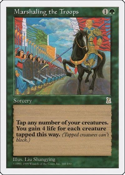 Marshaling the Troops Portal Three Kingdoms Magic card
