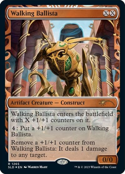 Walking Ballista 1265 Halo Foil Secret Lair Drop Series Magic card