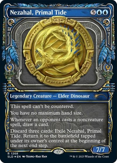 Nezahal Primal Tide Halo Foil Secret Lair Drop Series Magic card