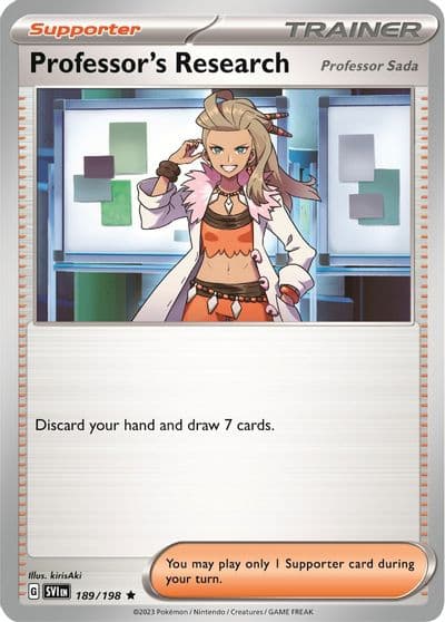 Professor's Research Deck Exclusives Pokemon card
