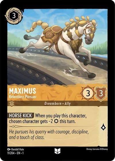 Maximus Relentless Pursuer The First Chapter Lorcana card