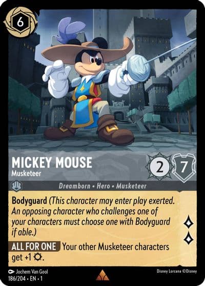 Mickey Mouse - Musketeer The First Chapter Lorcana card