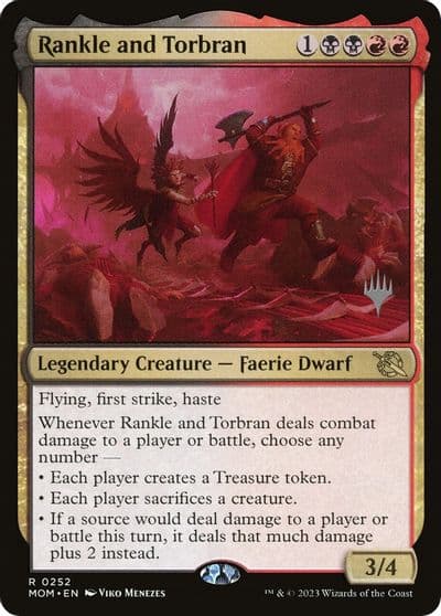 Rankle and Torbran Promo Pack: March of the Machine Magic card