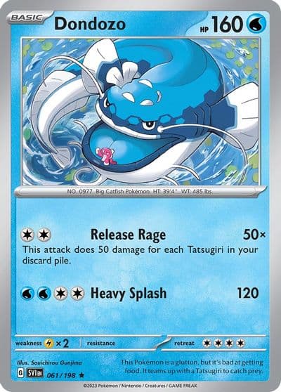 Dondozo Deck Exclusives Pokemon card