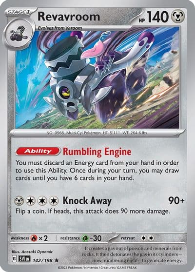 Revavroom Deck Exclusives Pokemon card