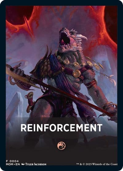 Reinforcement Theme Card March of the Machine Magic card