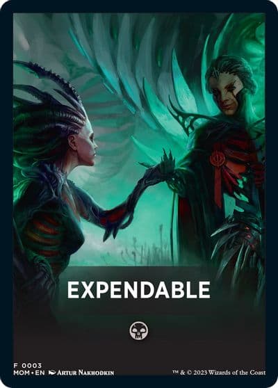Expendable Theme Card March of the Machine Magic card