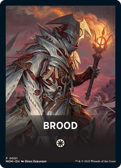 Brood Theme Card March of the Machine Magic card