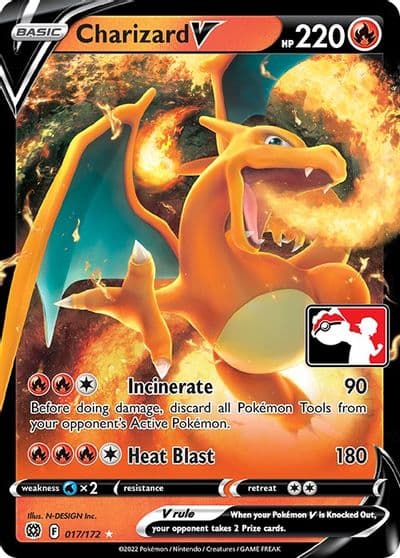 Charizard V (Prize Pack Series 2) Prize Pack Series Cards Pokemon card