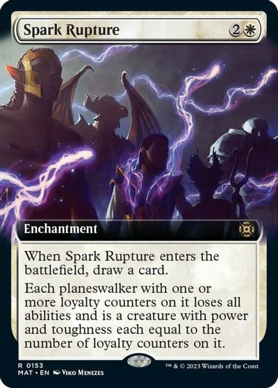 Spark Rupture Extended Art March of the Machine: The Aftermath Magic card
