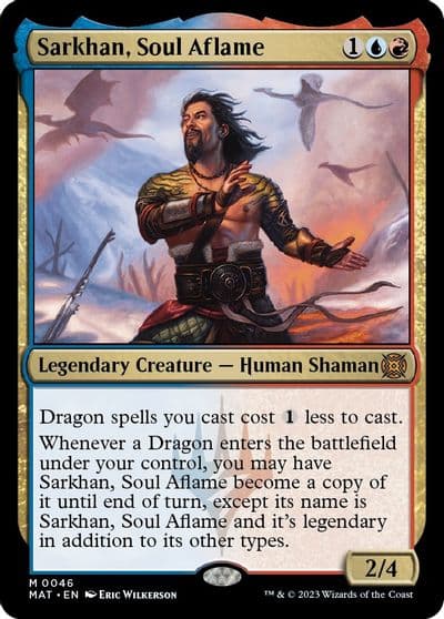 Sarkhan Soul Aflame March of the Machine: The Aftermath Magic card