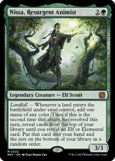 Nissa Resurgent Animist March of the Machine: The Aftermath Magic card