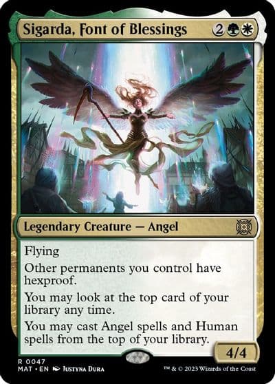 Sigarda Font of Blessings March of the Machine: The Aftermath Magic card