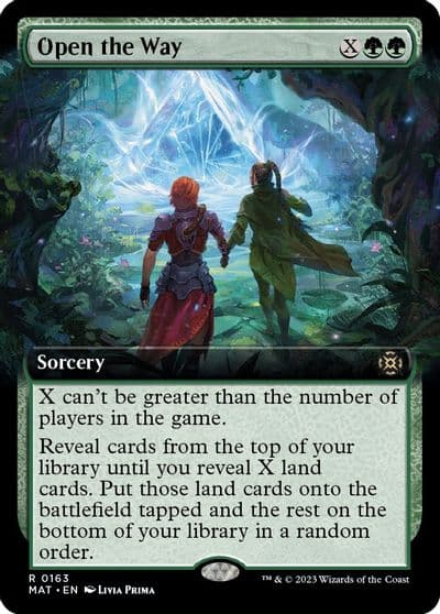 Open the Way Extended Art March of the Machine: The Aftermath Magic card