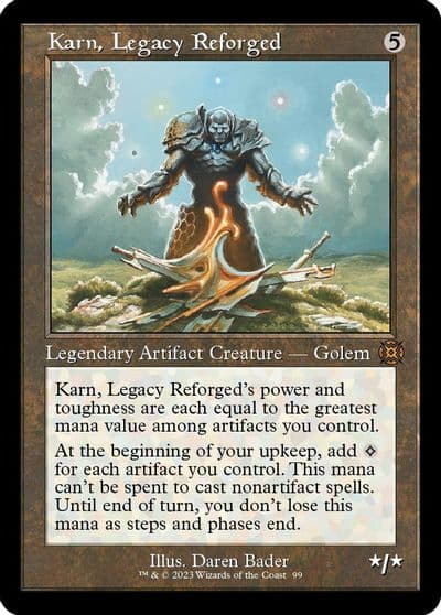 Karn Legacy Reforged Retro Frame March of the Machine: The Aftermath Magic card