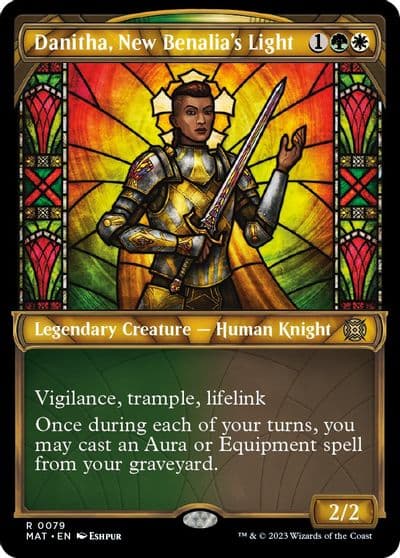 Danitha New Benalias Light Showcase March of the Machine: The Aftermath Magic card