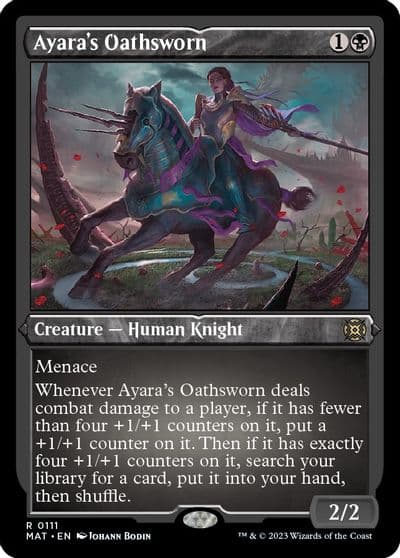 Ayaras Oathsworn Foil Etched March of the Machine: The Aftermath Magic card