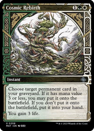 Cosmic Rebirth Halo Foil March of the Machine: The Aftermath Magic card