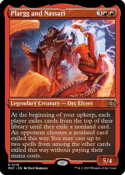 Plargg and Nassari Foil Etched March of the Machine: The Aftermath Magic card