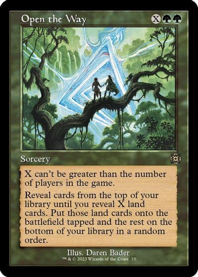 Open the Way Retro Frame March of the Machine: The Aftermath Magic card