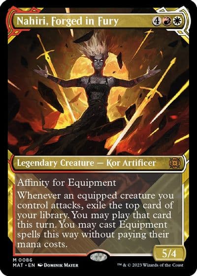 Nahiri Forged in Fury Showcase March of the Machine: The Aftermath Magic card