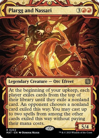 Plargg and Nassari Halo Foil March of the Machine: The Aftermath Magic card