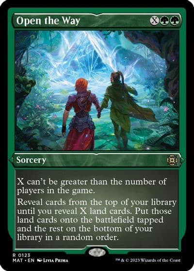 Open the Way Foil Etched March of the Machine: The Aftermath Magic card