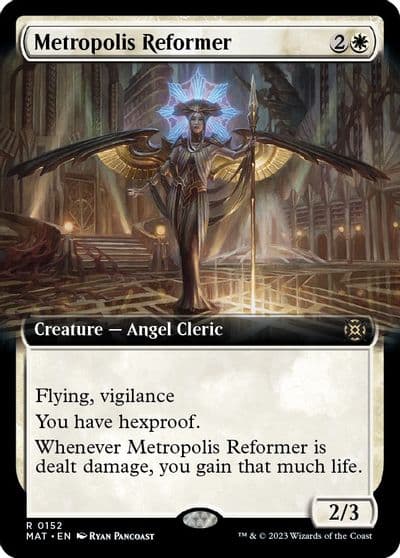 Metropolis Reformer Extended Art March of the Machine: The Aftermath Magic card