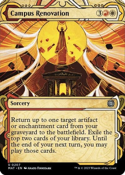 Campus Renovation Halo Foil March of the Machine: The Aftermath Magic card