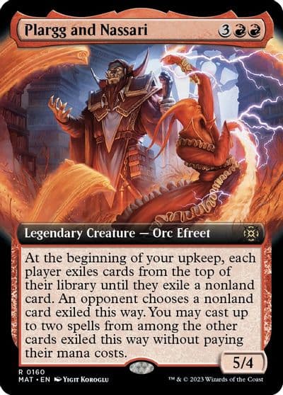 Plargg and Nassari Extended Art March of the Machine: The Aftermath Magic card