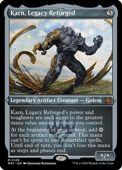 Karn Legacy Reforged Foil Etched March of the Machine: The Aftermath Magic card