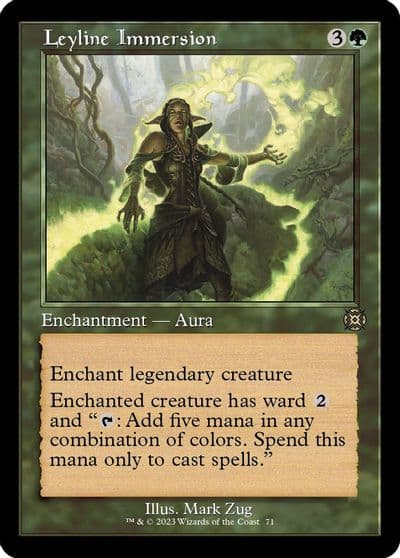 Leyline Immersion Retro Frame March of the Machine: The Aftermath Magic card