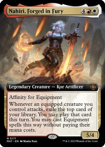 Nahiri Forged in Fury Extended Art March of the Machine: The Aftermath Magic card