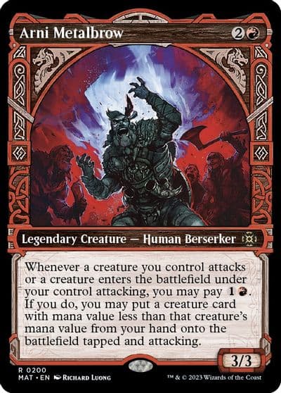 Arni Metalbrow Halo Foil March of the Machine: The Aftermath Magic card