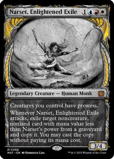 Narset Enlightened Exile Showcase March of the Machine: The Aftermath Magic card