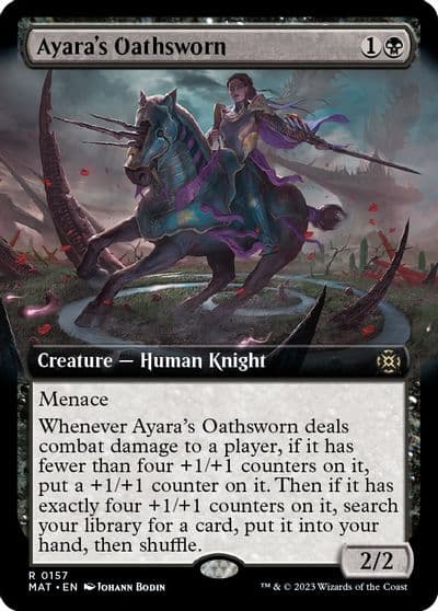 Ayaras Oathsworn Extended Art March of the Machine: The Aftermath Magic card