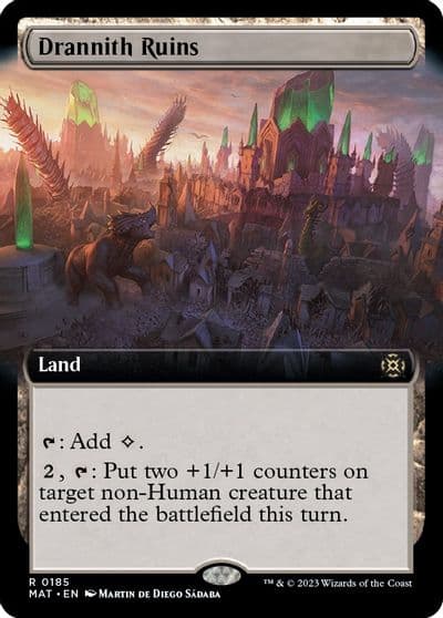 Drannith Ruins Extended Art March of the Machine: The Aftermath Magic card