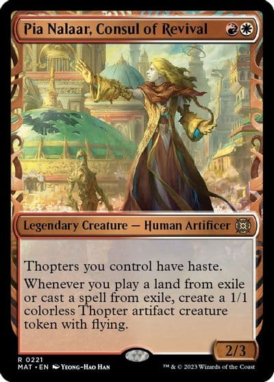 Pia Nalaar Consul of Revival Halo Foil March of the Machine: The Aftermath Magic card