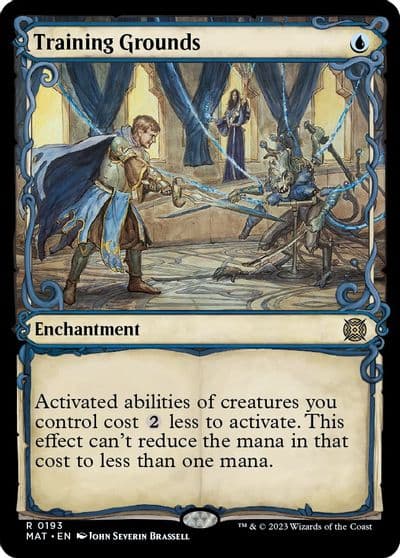 Training Grounds Halo Foil March of the Machine: The Aftermath Magic card