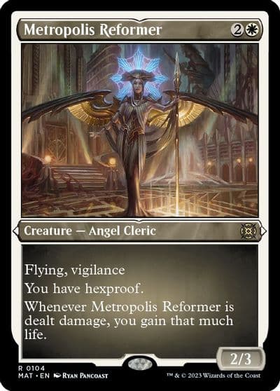 Metropolis Reformer Foil Etched March of the Machine: The Aftermath Magic card
