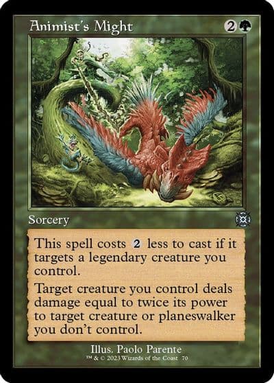Animists Might Retro Frame March of the Machine: The Aftermath Magic card