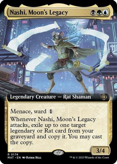 Nashi Moons Legacy Extended Art March of the Machine: The Aftermath Magic card