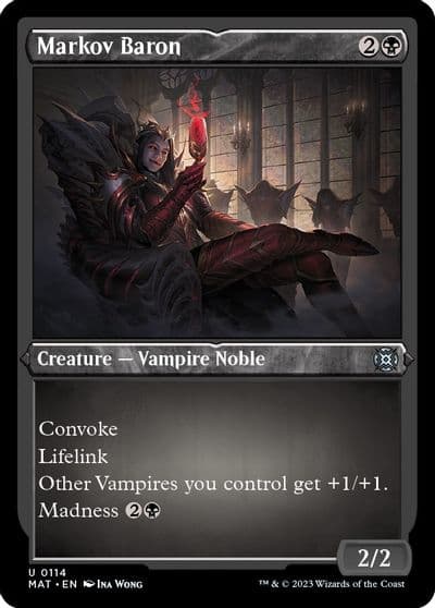 Markov Baron Foil Etched March of the Machine: The Aftermath Magic card
