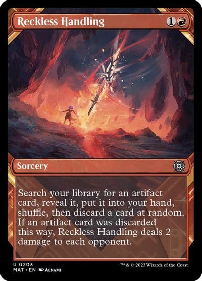 Reckless Handling Halo Foil March of the Machine: The Aftermath Magic card