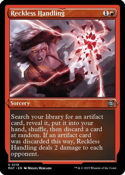 Reckless Handling Foil Etched March of the Machine: The Aftermath Magic card