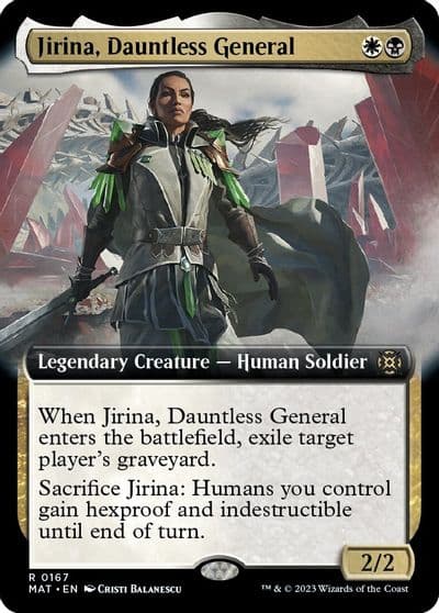 Jirina Dauntless General Extended Art March of the Machine: The Aftermath Magic card