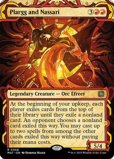 Plargg and Nassari Showcase March of the Machine: The Aftermath Magic card